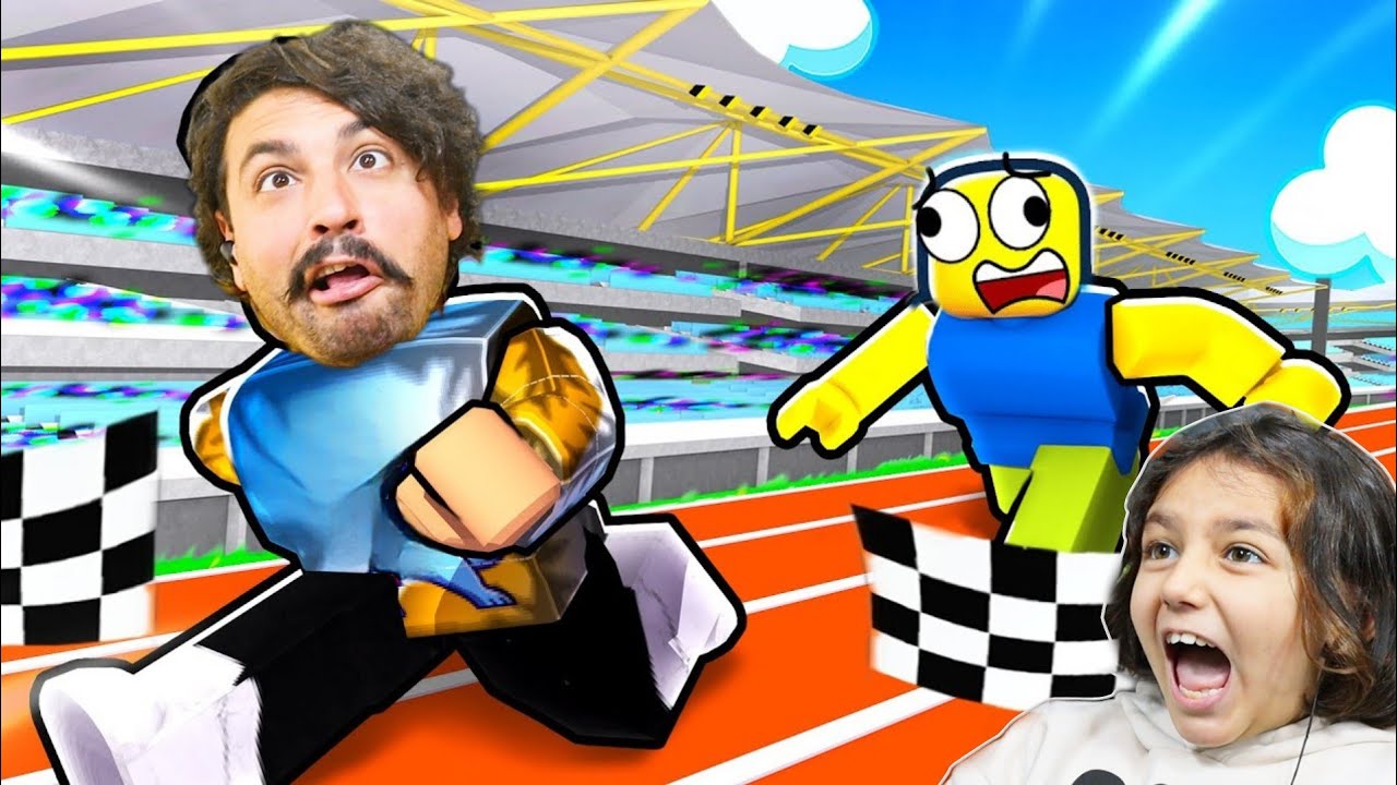 ROBLOXUN EN HIZLI KOŞUCUSU OLUYORUZ 😄 Roblox RunStar Race Simulator