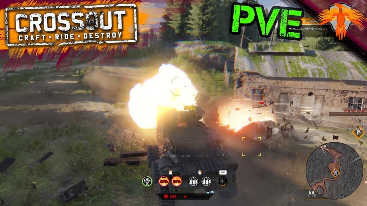 Crossout PvE Multiplayer Gameplay 2022 - PvE Battles 191 - No Commentary