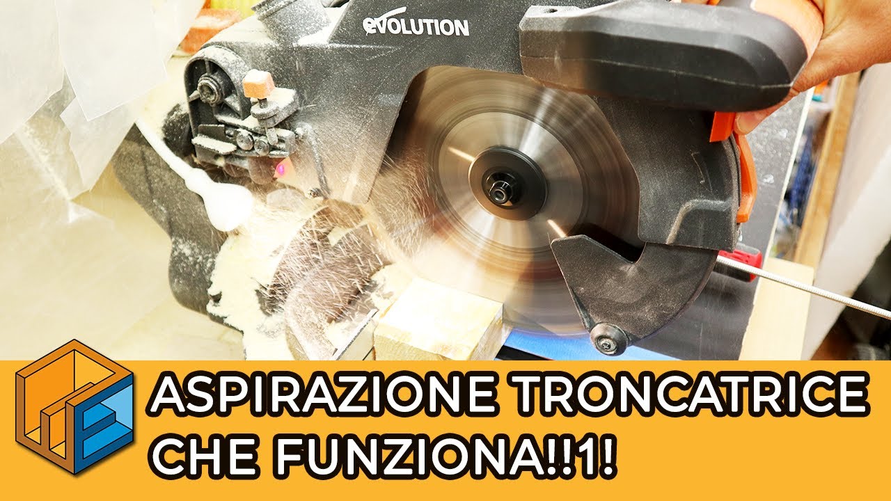 Aspirazione troncatrice efficiente: come ridurre le polvere // Evolution // Fai da te e ingegneria