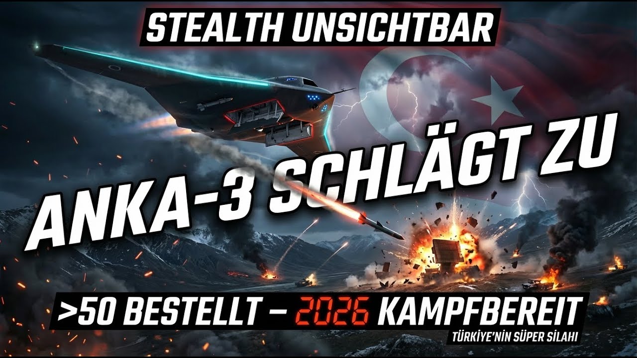 Anka-3 Serienproduktion GESTARTET 2026! 50+ bestellt – Stealth Drohne