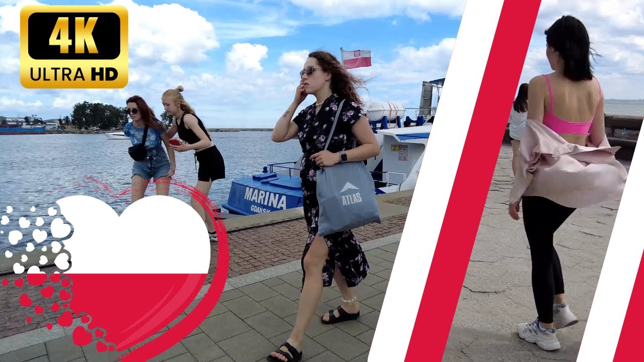 GDYNIA / Poland - HARBOUR - 4K WALK (UHD)