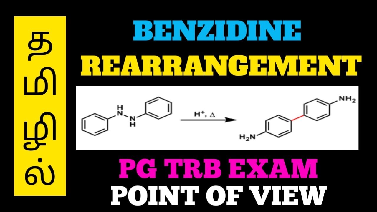 @CHEMISTRY RATHNA  BENZIDINE REARRANGEMENT//SUPER TRICK// PG TRB UNIT 8