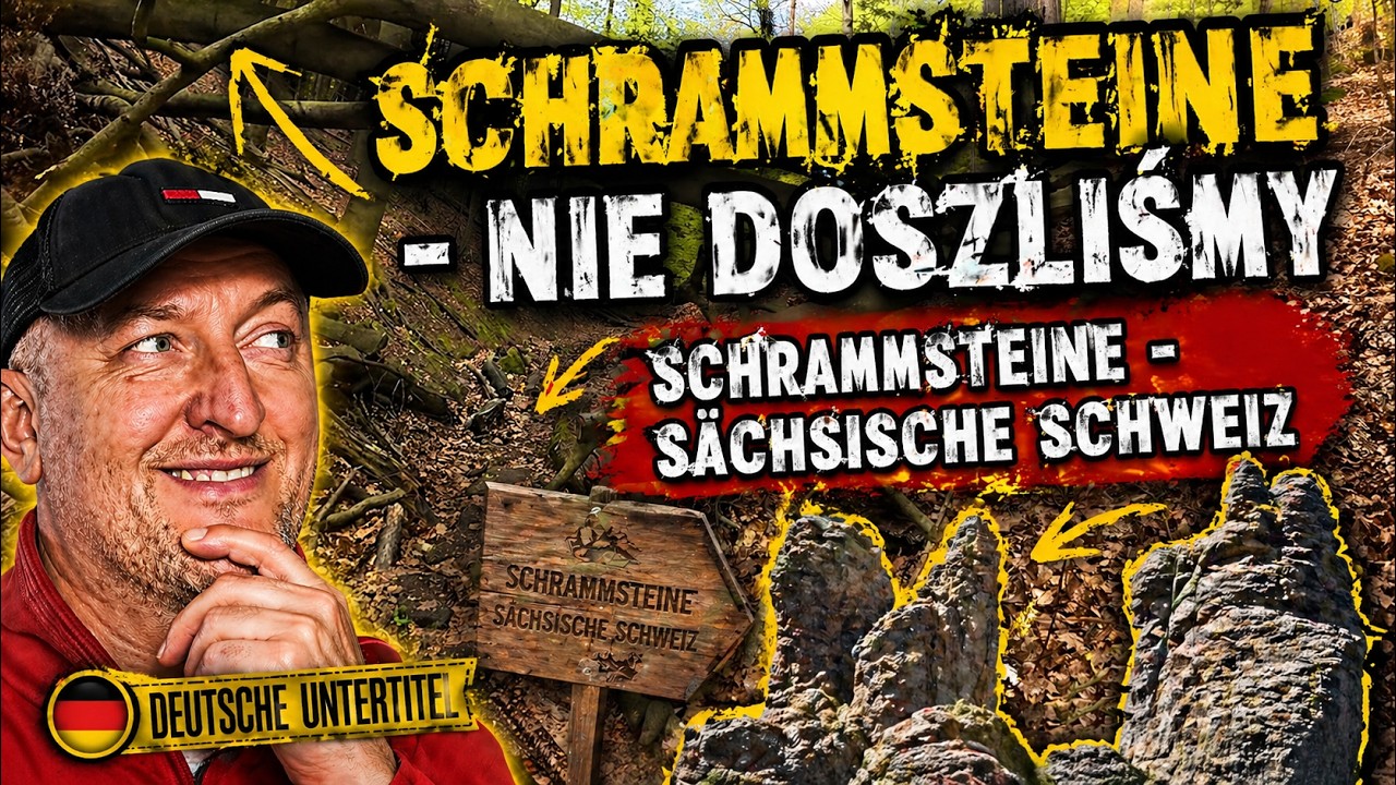 ODKRYJ SCHRAMMSTEINE - MAGIA SKALNYCH FORMACJI W SAKSONII - SCHRAMMSTEINE #góry #trekking #hiking