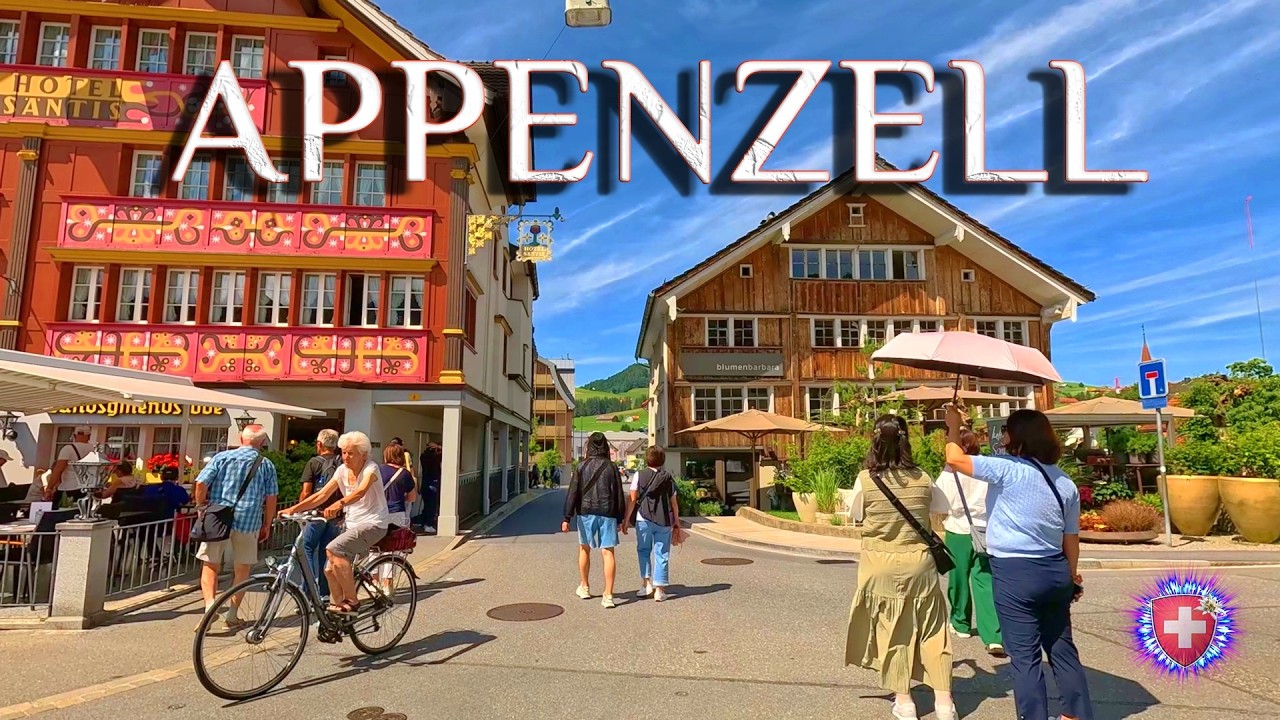 APPENZELL SWITZERLAND ✨ Great place in Switzerland with centuries-old traditions / WALKING TOUR  4K