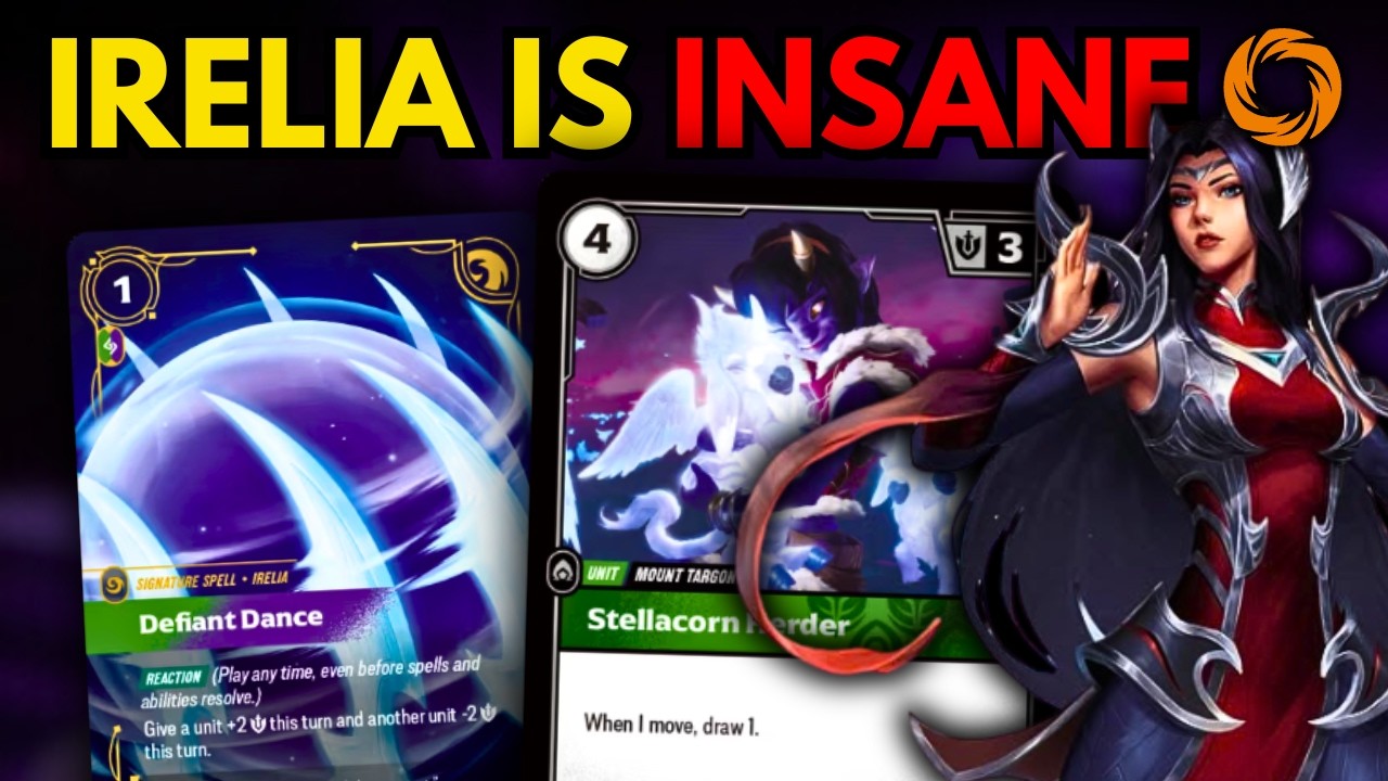 The *BEST* Movement Legend In Spiritforged - Irelia Blade Dancer!? | Riftbound R&R Ranked Gameplay