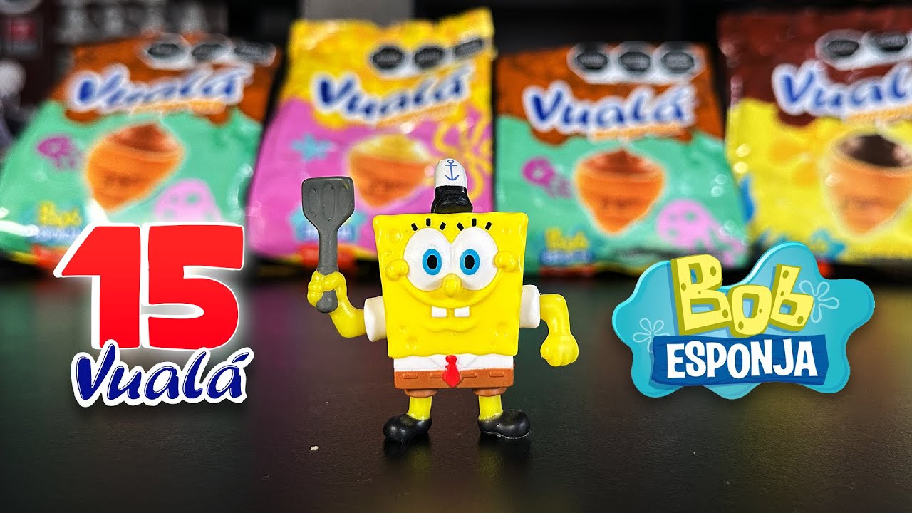 NOS SALIÓ TODO! Abriendo los primeros 15 Vualás Sorpresa de BOB ESPONJA 🍍 Hubo bajón de calidad?