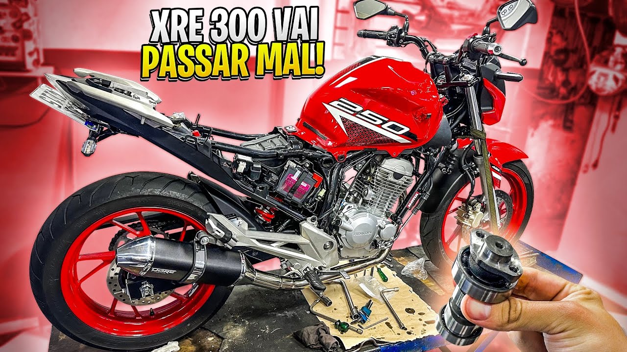 MONTEI COMANDO NA CB TWISTER 250 COM ESCAPE DORE