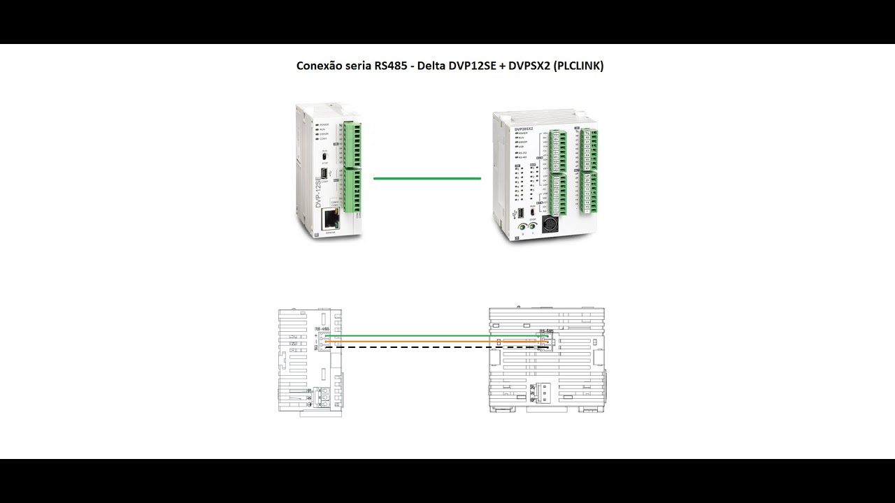 Conexão RS485 entre Plc´s Delta DVP com gerenciamento de dados com índice e Mux Demux parte 1/3