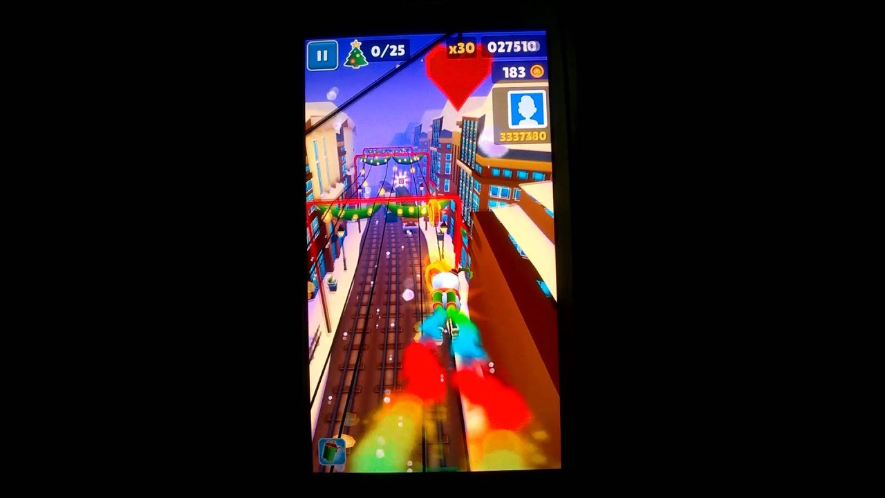 Subway surfers Christmas special 2014 London unlocked Buddy the snowman