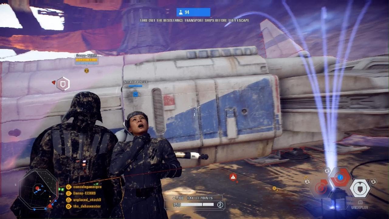 STAR WARS Battlefront II | Galactic Assault Jakku Transport Sabotage