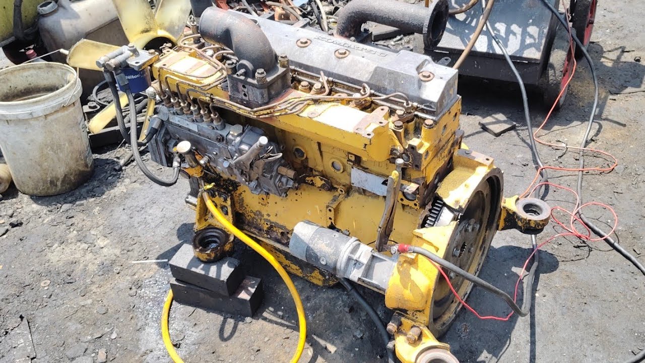 Komatsu 6D95 cơ giới - ae ngay việc tận dụng lh 0903003900 Trung Long An
