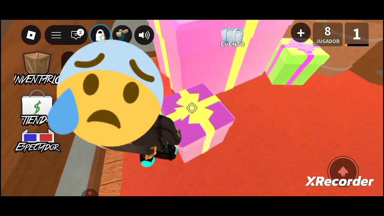 Jugando murder mystery en video😀💙