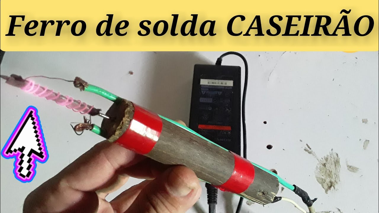 Ferro de solda  caseiro   .Número 2