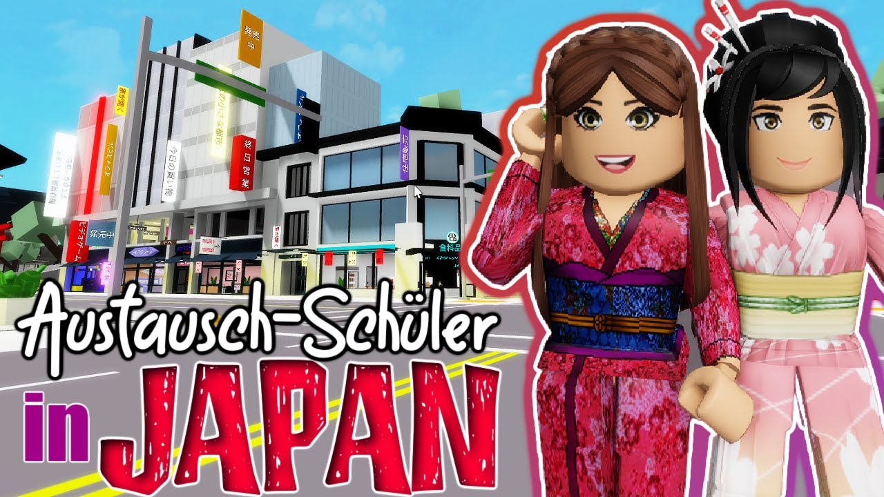 ich darf als AUSTAUSCH-SCH&Uuml;LER 👩🏻&zwj;🎓 nach JAPAN 🇯🇵 Brookhaven Roleplay Story RP Roblox DEUTSCH