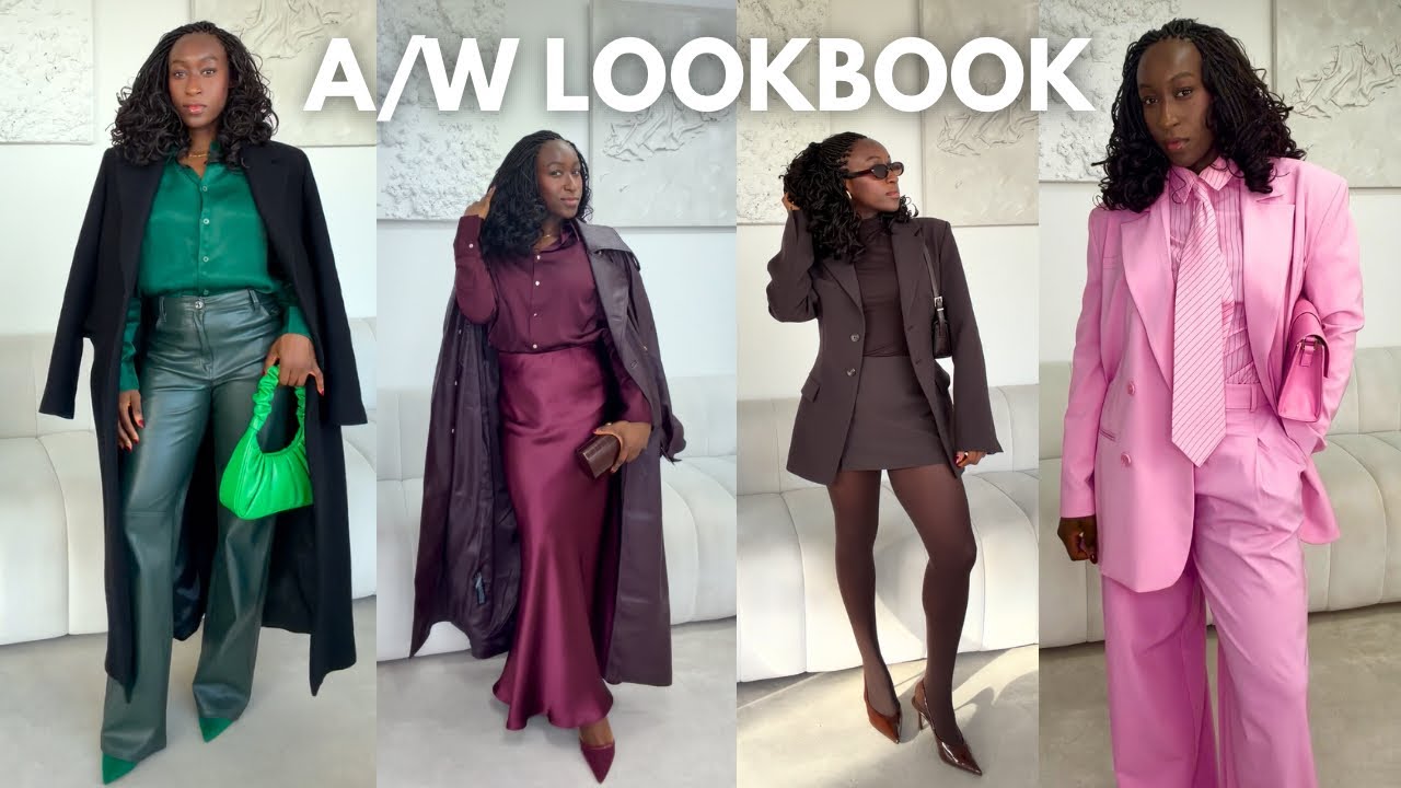 Styling Monochromatic Outfits | Colorful Autumn Winter Fashion Haul & Lookbook