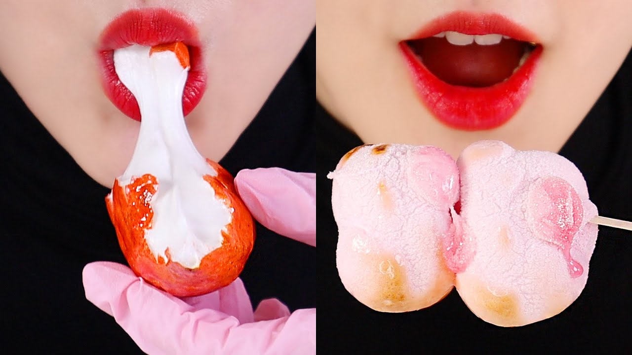 ROASTED MARSHMALLOWS ASMR COMPILATION 😋