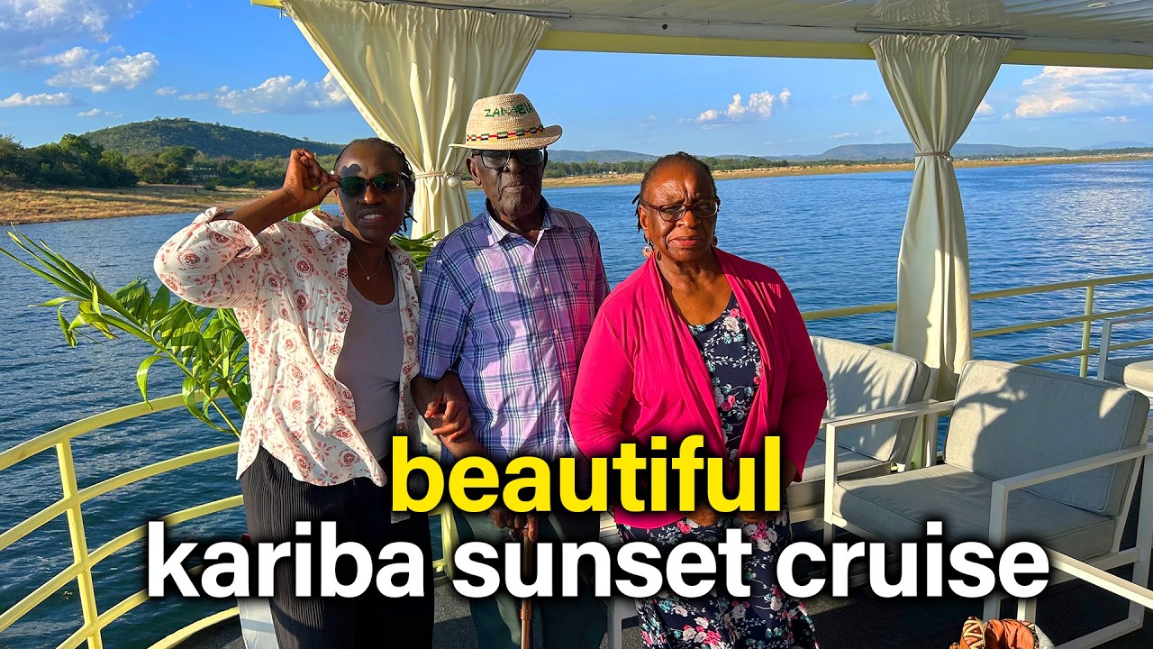 Spending quality time with my UK family enjoying a Sunset Cruise on Lake Kariba, 🇿🇼