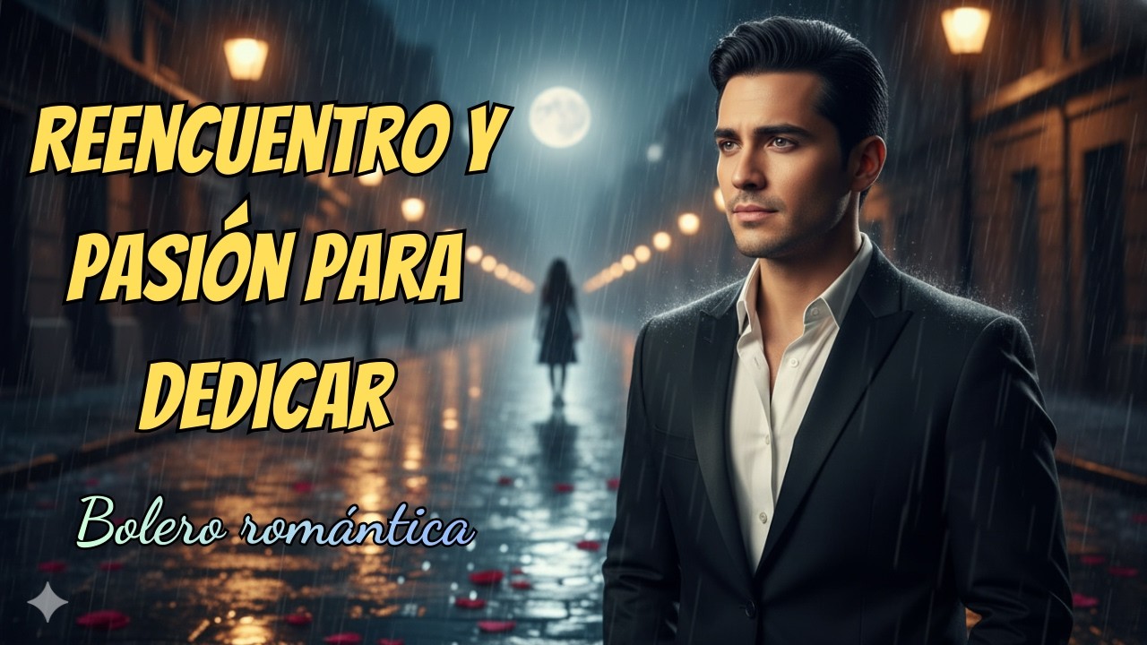 Boleros Románticos con Voz Masculina | Canciones de Amor, Reencuentro y Pasión para Dedicar