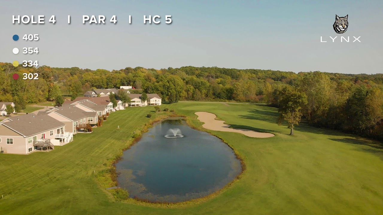 Lynx Golf Club - Hole 4 Flyover