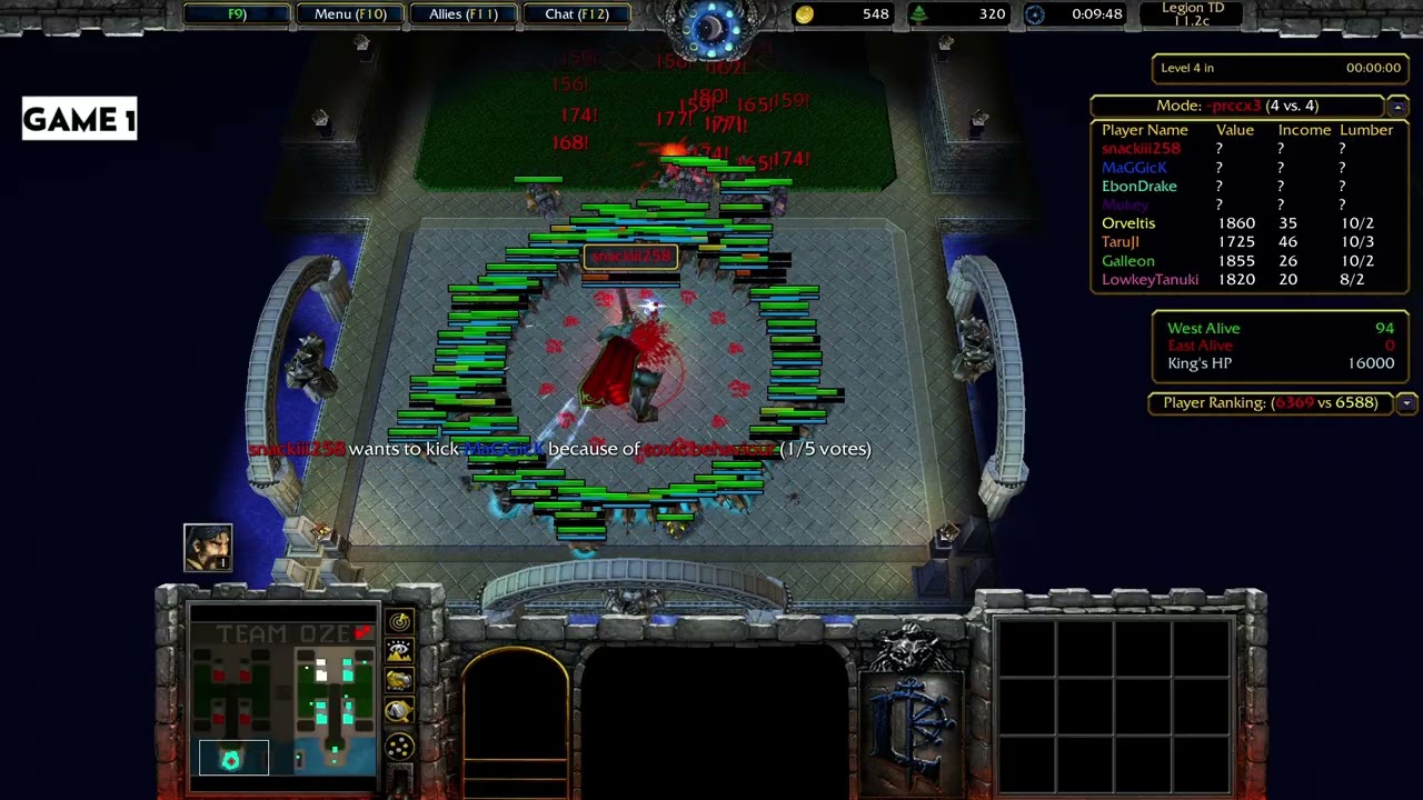 Legion TD – PRCCX3 | Hellghost and Fangtooth | 11.2c | Warcraft III