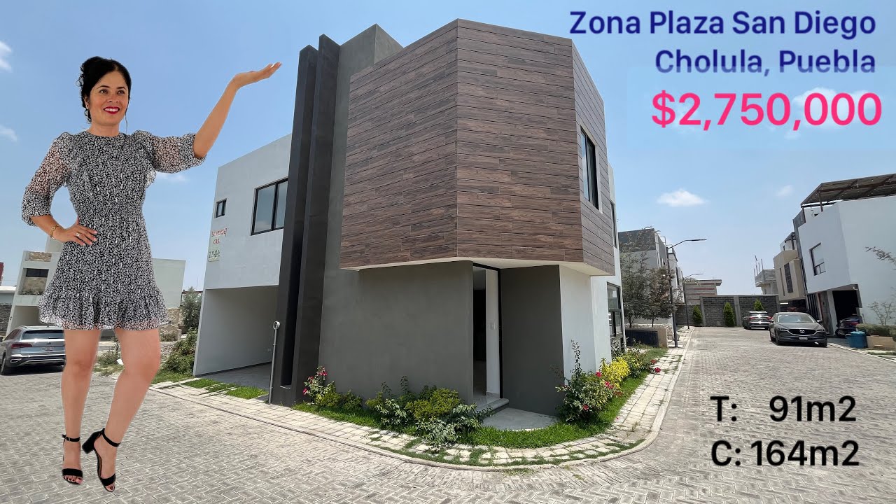 Conoce tu nuevo hogar a 3 minutos de Plaza San Diego, Cholula, Puebla. ¿Me acompañas?