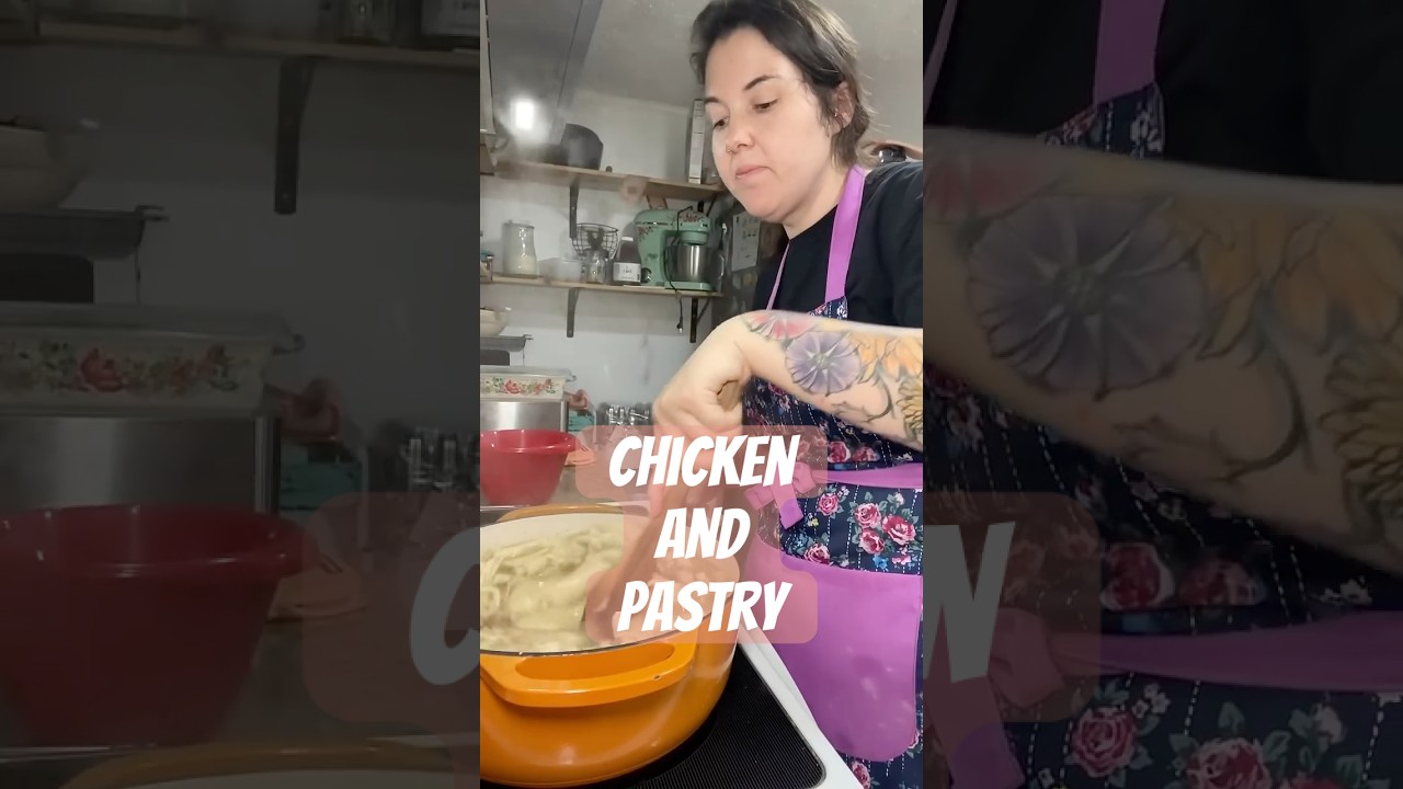 Chicken and pastry. #recipe #easyrecipe #fy #fyp #ytshorts #yt #foryou #foryoupage #easyrecipes #mom