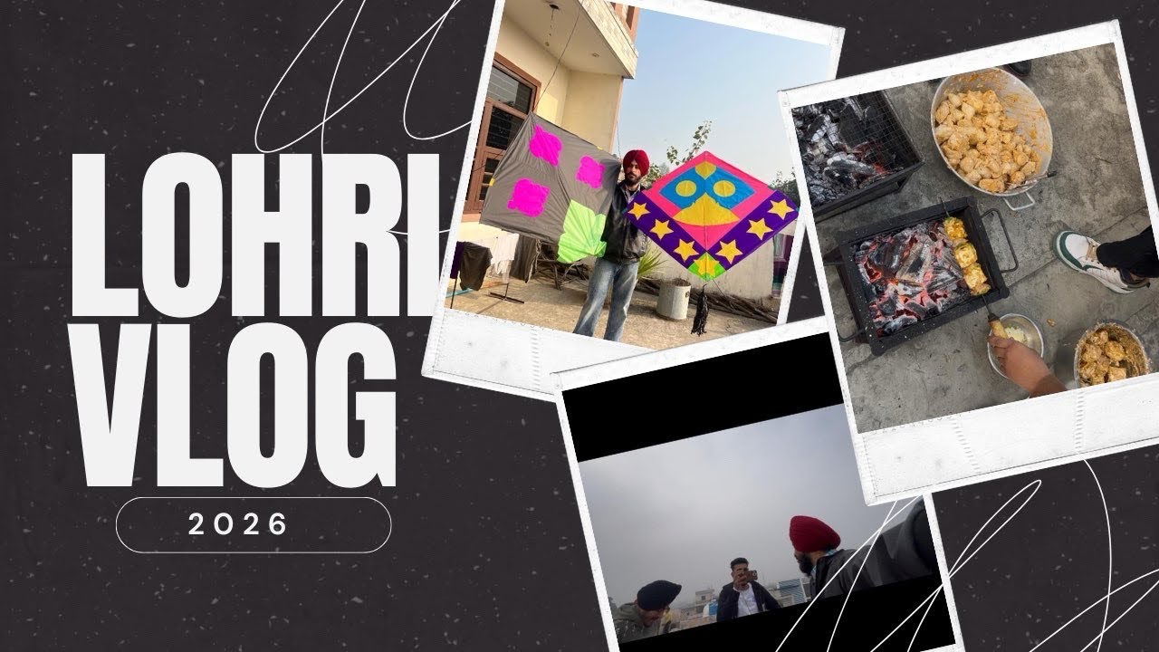 LOHRI VLOG 2k26🪁|| BBQ PARTY WITH FRIENDS😰