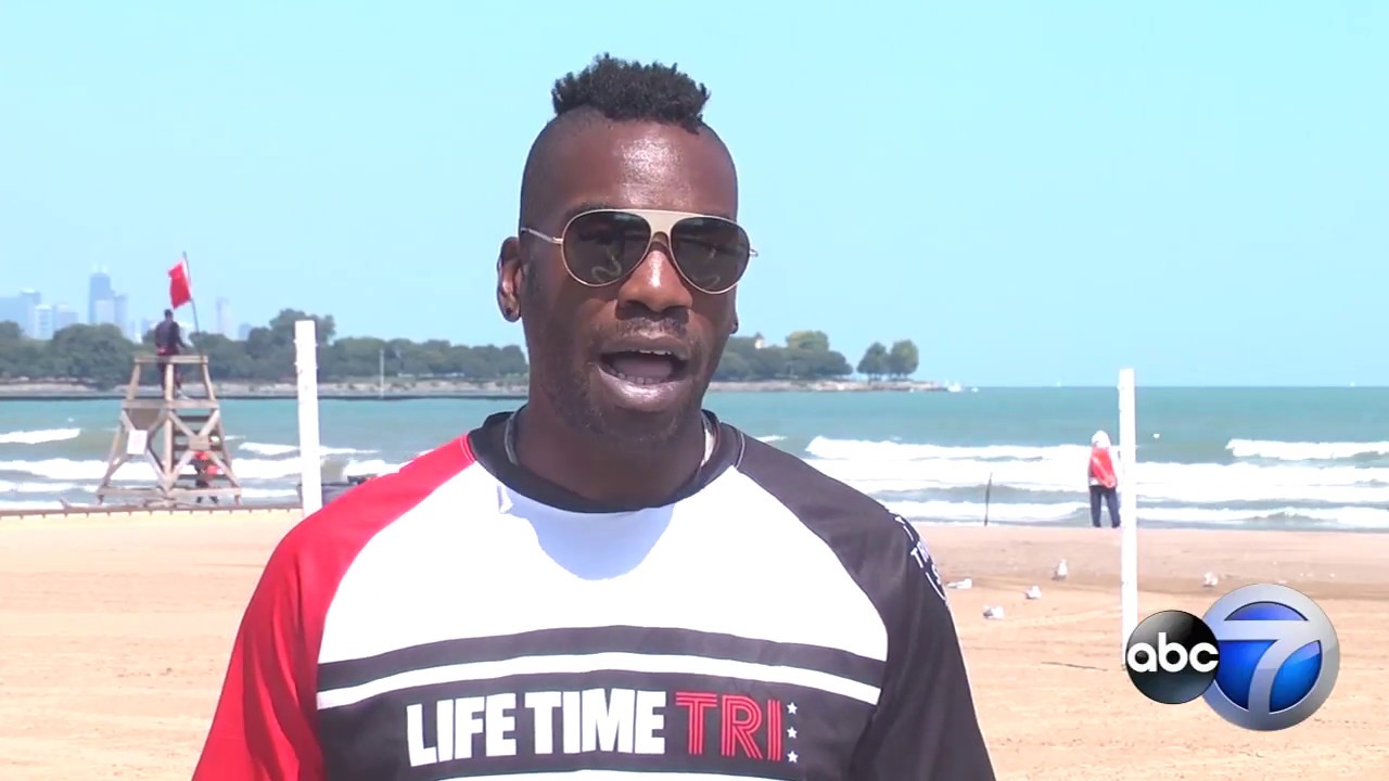 First African American pro triathlete inspires Chicagoland kids