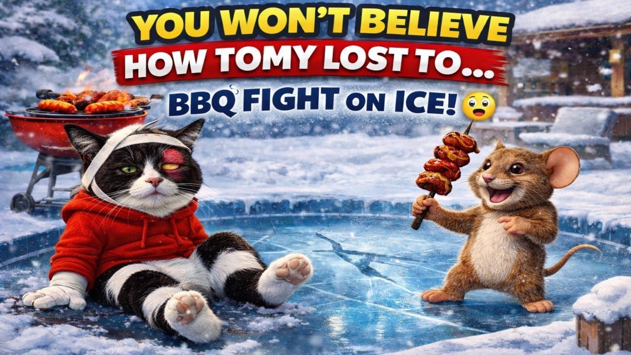 TOMY LOST TO A MOUSE ? BBQ WAR ON ICE | Tomy & Jerry Mayhem | Part 1