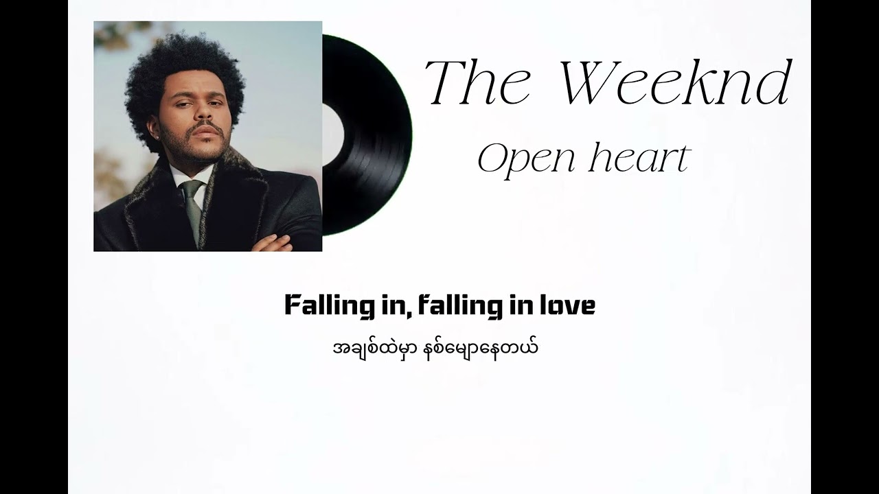 The Weeknd - Open heart [ mmsub ]