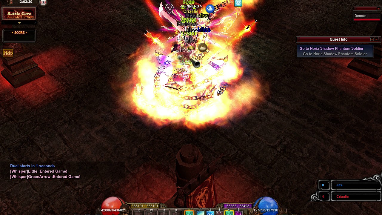 More muonline pvp - elf vs dark lord - mu 2025 season 20