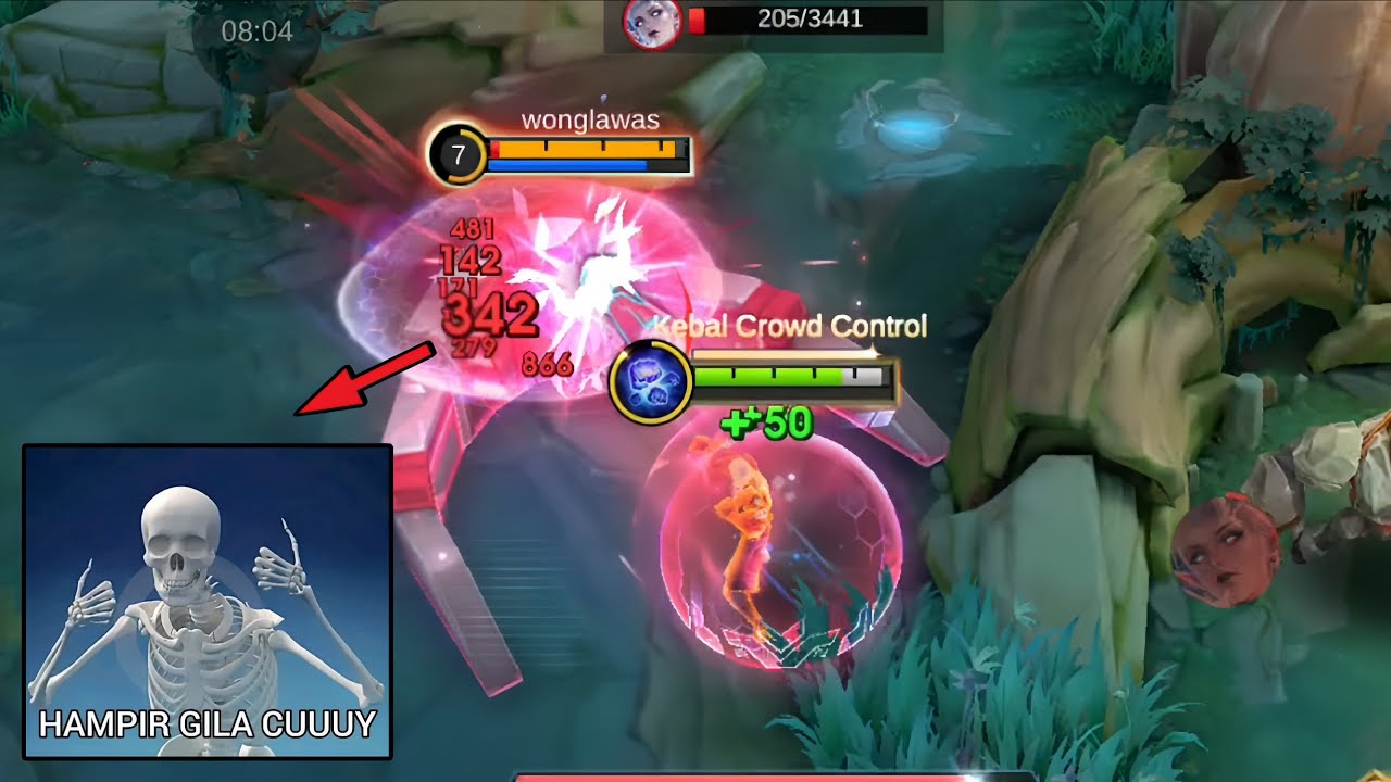 Badang Exp Full Damage, Penembok Handal 😂