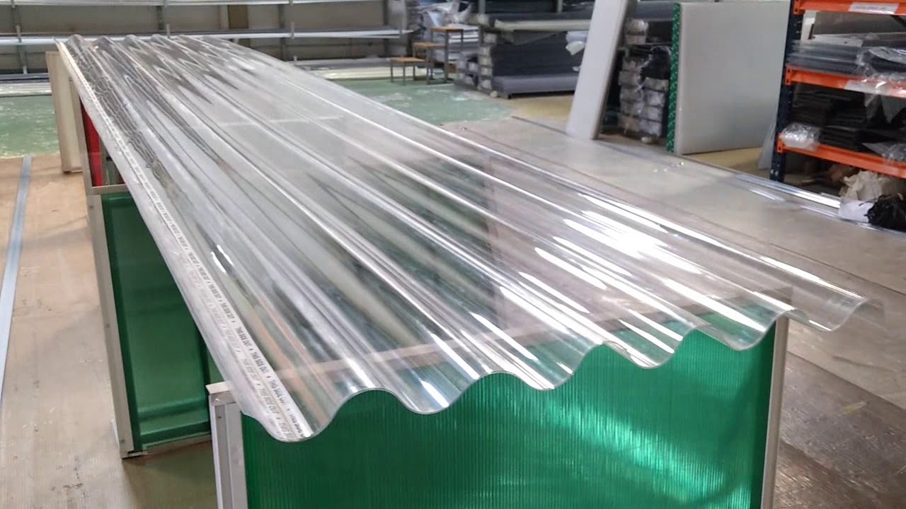 Telha Industrial de Policarbonato Onda Alta compativel Brasilit 6mm Polysolution