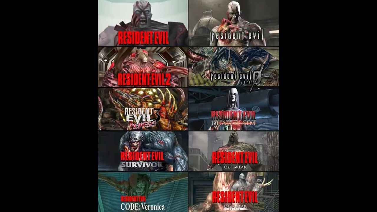 Every Final Boss in Resident Evil Games &ndash; Part 1