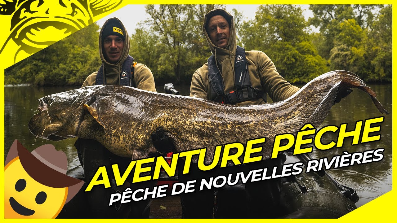 PÊCHE au SILURE sur de NOUVELLES rivières | Pêche silure au cassant du bord et silure en bateau.