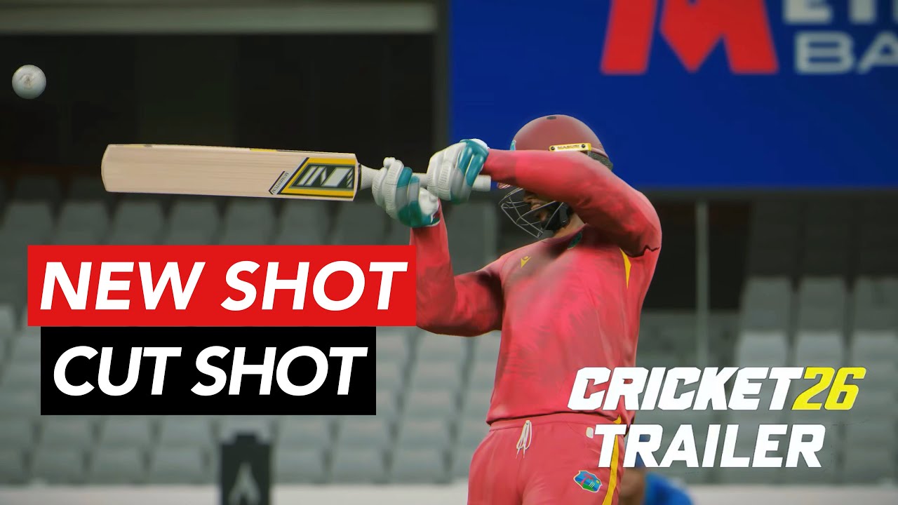 Cricket 26 new cut shot - Absolutely smoked #cricket26 #cricket26trailer #cricket26gameplay