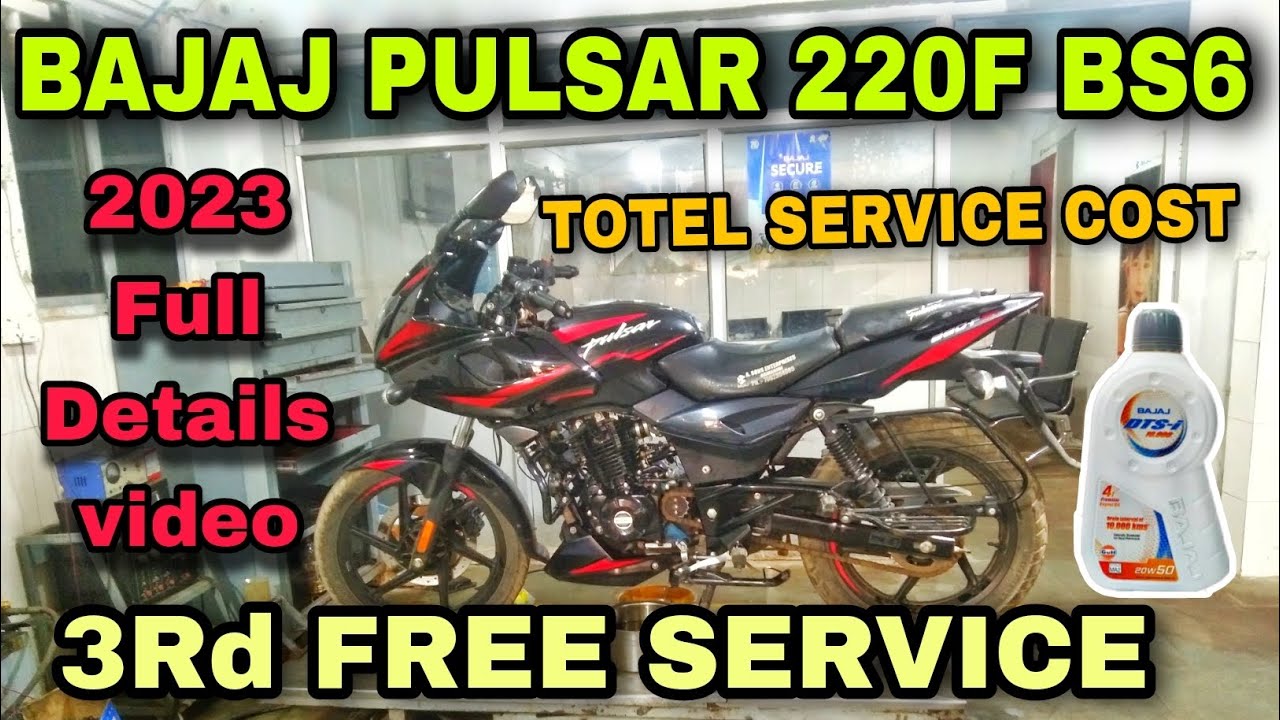 Bajaj Pulsar 220F Service cost | Pulsar 220 Bs6 2023 | Service Cost #mastivlogvideo