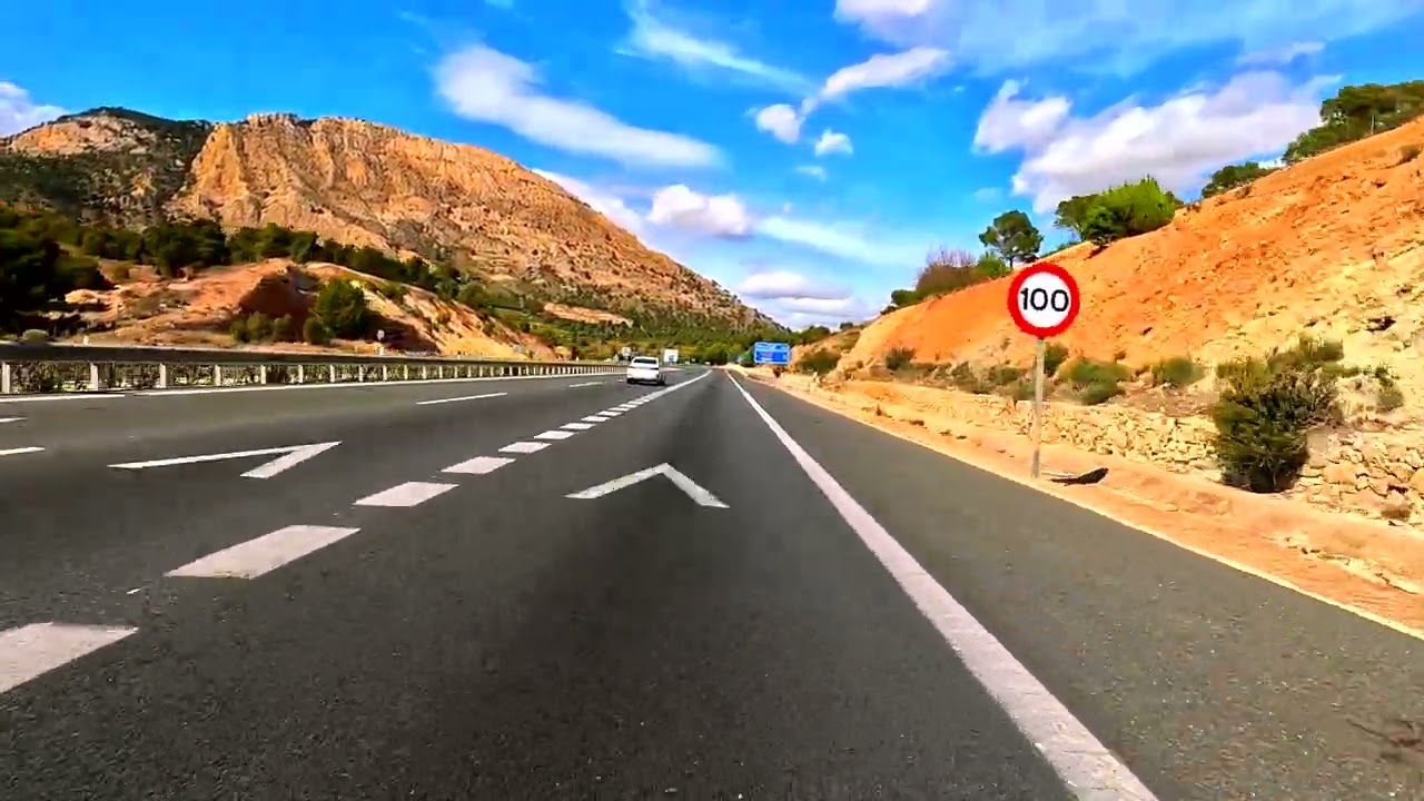 Scenic Spanish Motorway Drive | Stunning Views of Spain&rsquo;s Countryside