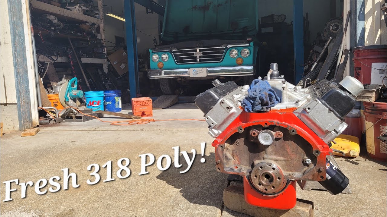 Пересобираем наш «переделанный» Dodge 318 Poly! Сборка, установка и тест-драйв!