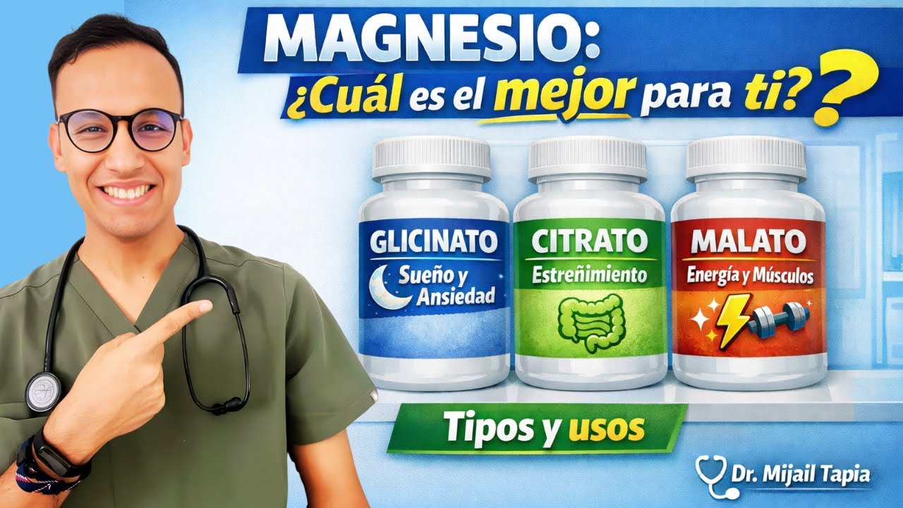 Deja de tomar MAGNESIO así (puede no servirte)