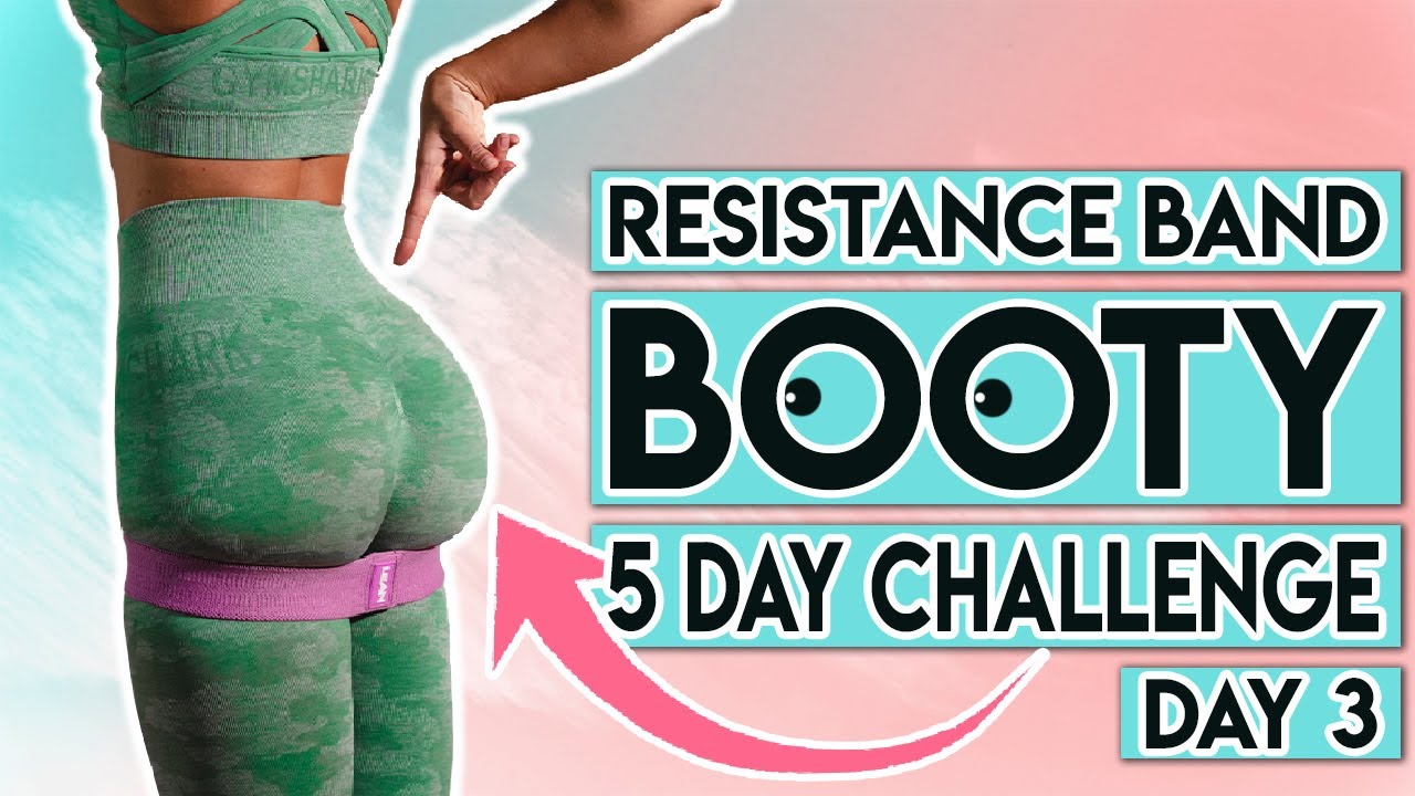 Day 3 | 5 Day Resistance Band Booty Challenge 🍑 | Bum Lift Workout