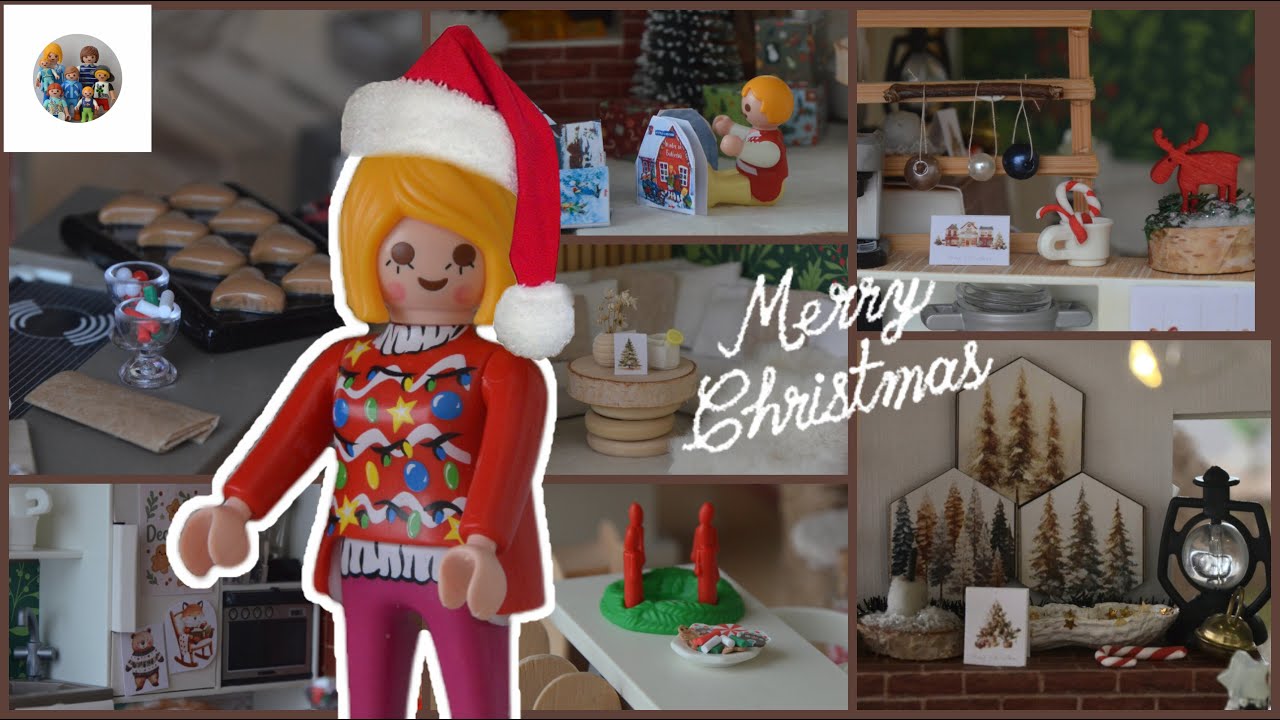 Weihnachtsroomtour im Wohnhaus 2025 🎄🌟// Pimp my Playmobil Film deutsch