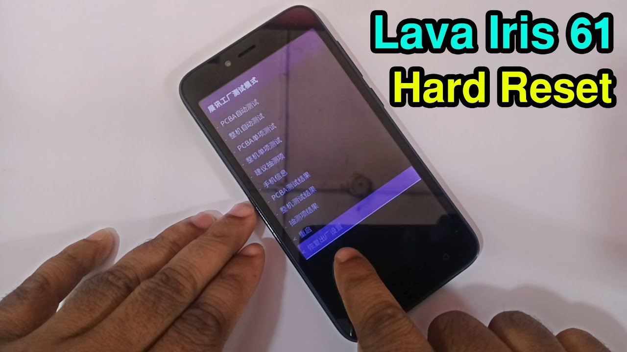 Lava Iris 61[LN9910] Hard Reset | Factory Reset | Lava 61 Pattern Unlock | Iris 61 Pin Lock Reset |