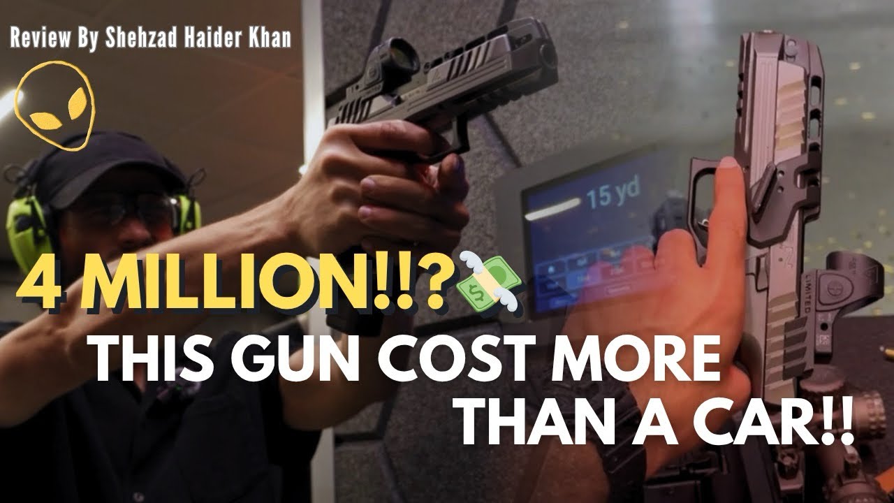 Shooting Alien 9mm: World&rsquo;s Most Advanced Competition Pistol Review | Range Test | Shahzad Khan