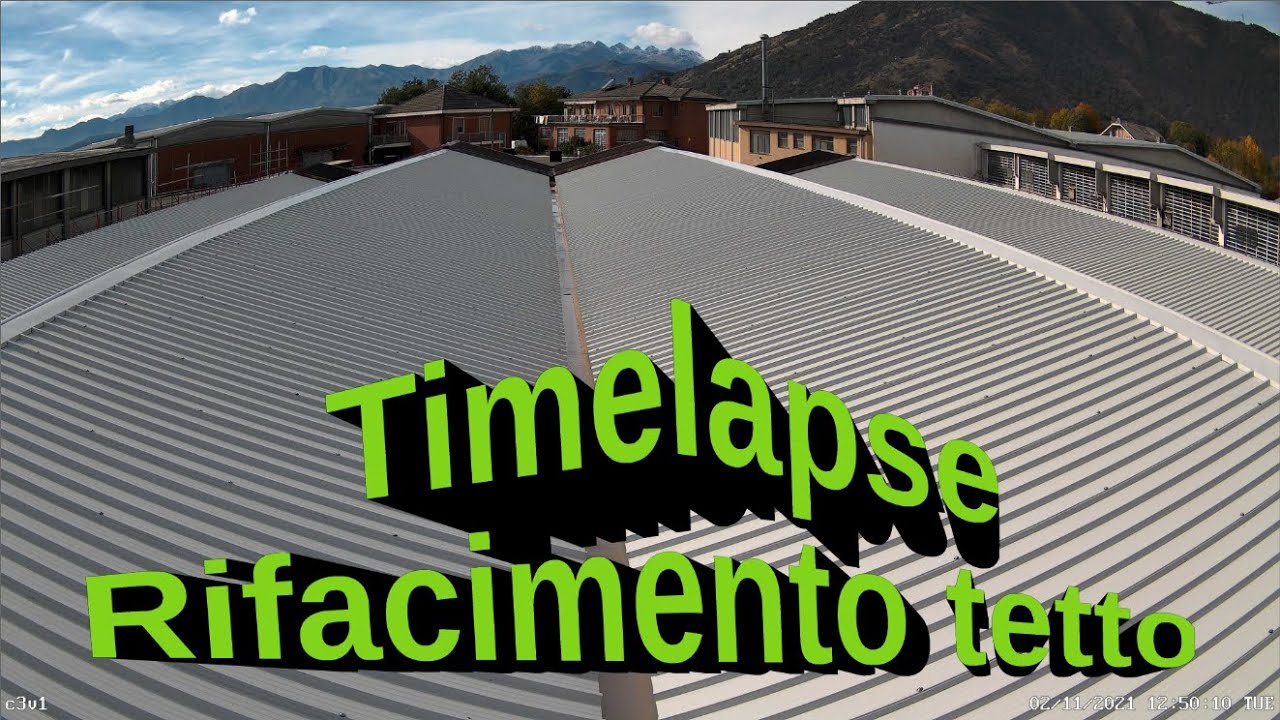 Timelapse Cantieri 🏗️  - Bonifica Amianto e Rifacimento tetto industriale