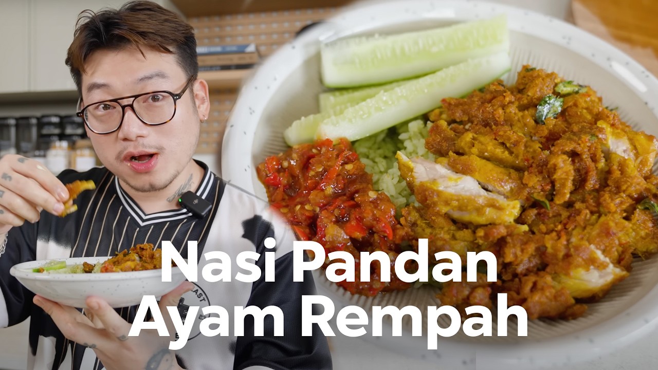 NASI PANDAN AYAM REMPAH ! RESEP KENYANG KOMPLIT
