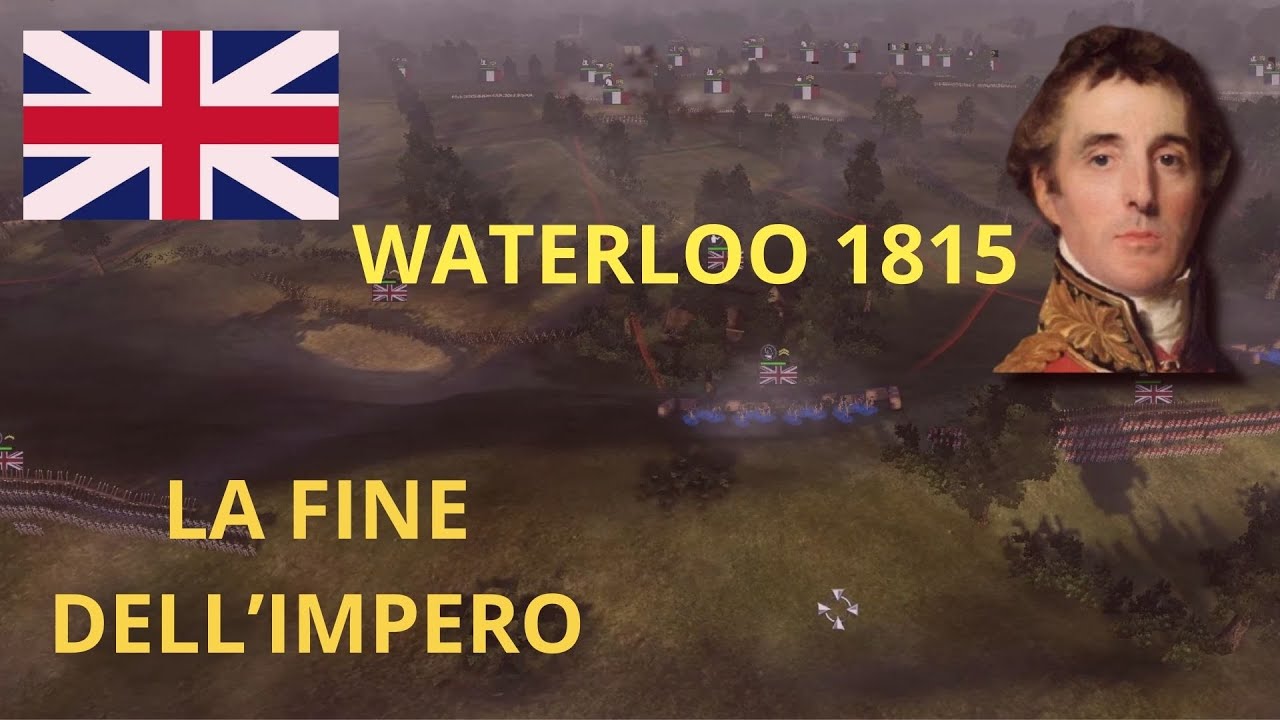 La STRATEGIA che ha DISTRUTTO l'Impero: Wellington a WATERLOO ||total war napoleon historical battle