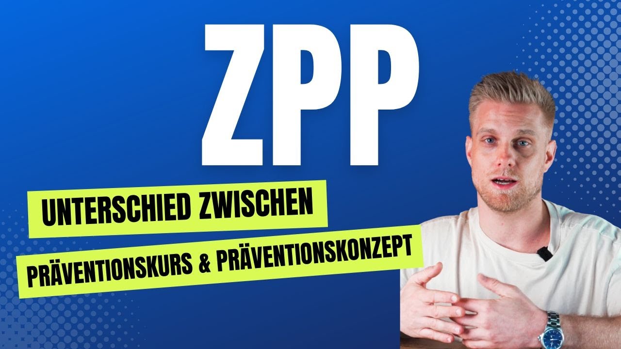 Unterschied zwischen Präventionskurs und -konzept | §20 Kurse | Zentrale Prüfstelle Prävention