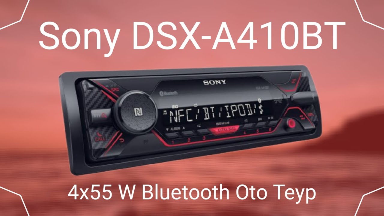 Sony DSX-A410BT 4x55 W Bluetooth Oto Teyp