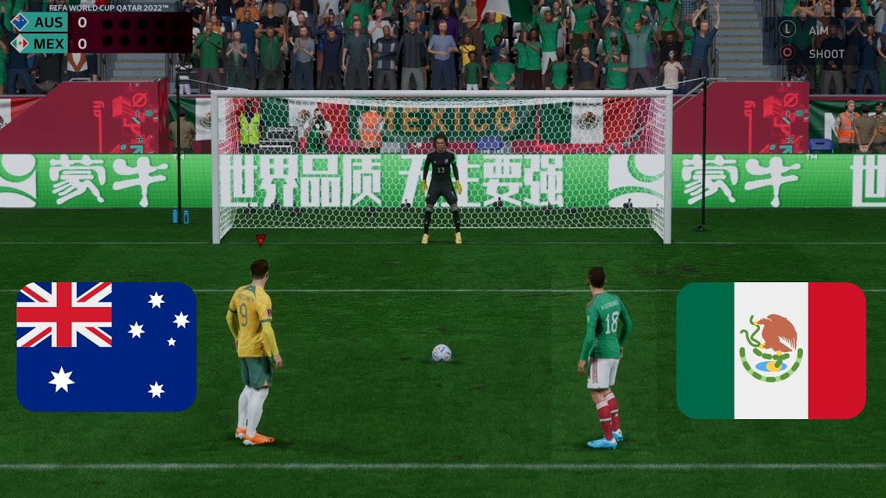 FIFA 23 | AUSTRALIA VS MEXICO | PENALTYSHOOTOUT | GAMEPLAY PC #worldcup2022 #football #fifa23